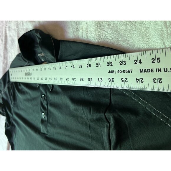 Sport-Tek by Port Authority Mens Short Sleeve Golf Polo Shirt XL Black 360 Logo - Picture 6 of 11